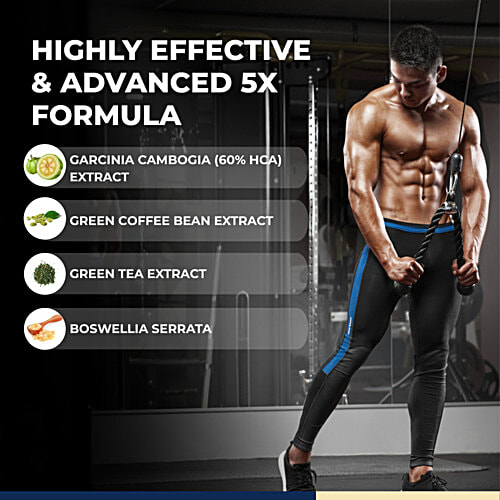 Carbamide Forte Keto-5x Tablets - With Garcinia Cambogia, & Green Coffee Bean Extract, Weight Loss Supplement, 60 pcs  