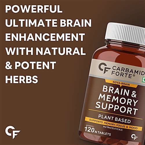Buy Carbamide Forte Brain & Memory Support Supplement With Ayurvedic