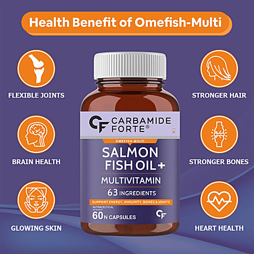 Buy Carbamide Forte Salmon Fish Oil + Multivitamin 1892.5mg + 63