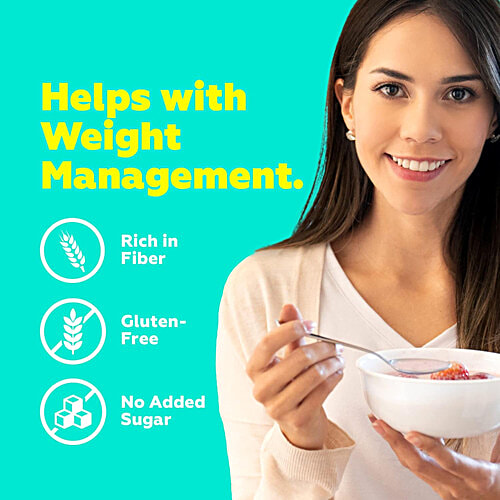 Yoga Bar Rolled Oats - High In Fibre, Gluten-Free, Ideal Breakfast For Weight Loss, 1 kg