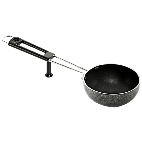 Butterfly Butterfly Aluminium Tadka Pan - Non Stick Coated, 10 cm, 3 mm, Backlite Handle, Raga, 1 pc