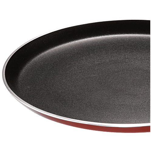 Butterfly Kroma Deluxe Omni Non-Stick Flat Dosa Tawa 250 mm - Induction Base, Maroon(NSKDOT250001), 1 pc  