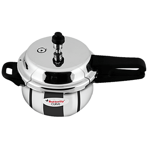 Butterfly Curve Stainless Steel Outer Lid Pressure Cooker - Induction Base, 3 L  