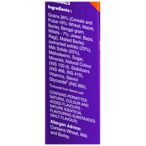 Manna Go Grains Multigrain Instant Drink Mix - For Growth & Immunity, Classic Malt Flavour, 200 g