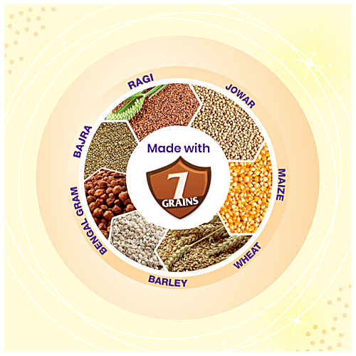 Manna Go Grains Multigrain Instant Drink Mix - For Growth & Immunity, Classic Malt Flavour, 200 g