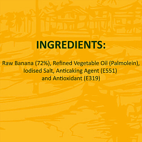 Beyond Snack Original Style Kerala Banana Chips, 75 g Pouch Zero Cholestrol, Zero Trans Fat, High Fibre