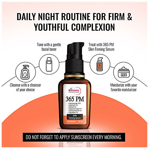 Buy StBotanica 365 PM Skin Firming Face Serum + Niacinamide 10