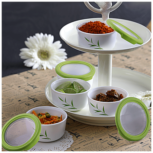 Cello Opalware Storage Containers - Mini, Bamboo Grove, 6 pcs  