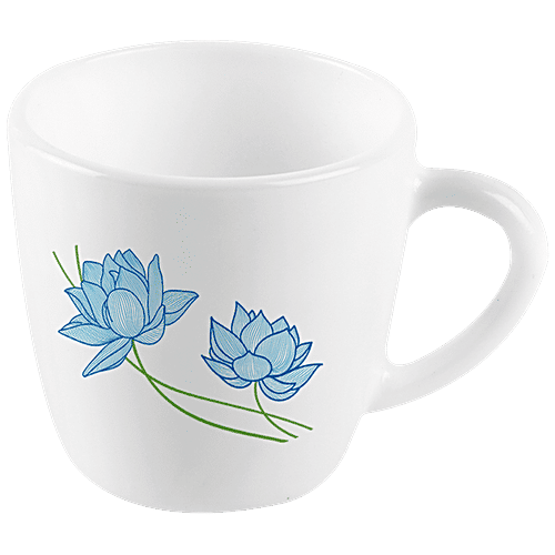 Cello Opalware Coffee/Tea Mug - Medium, Neelkamal, 6 pcs  