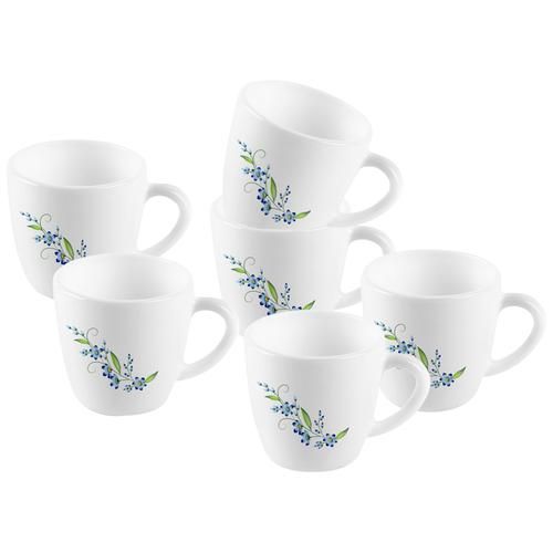 Buy Cello Opalware Coffee/Tea Mug - Medium, Blue Creeper Online at