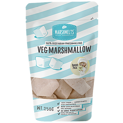 Buy MARSHMELTS ARTISAN MARSHMALLOWS Veg Marshmallow Bakers Pack Vanilla Mist Flavour, Rich In