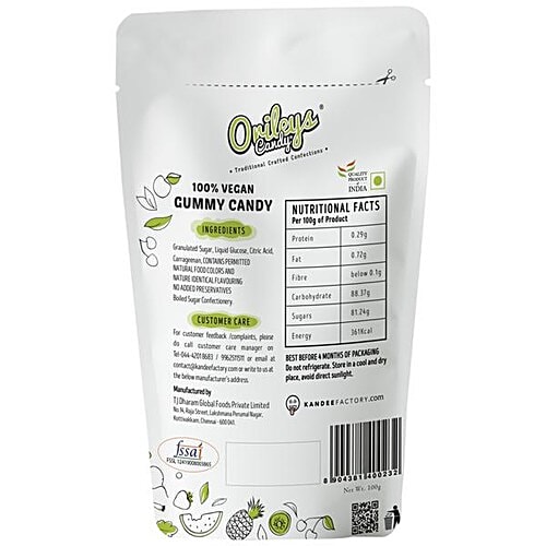 Buy ORILEYS CANDY Gummy Candy Indian Summer Mix Flavour, Vegan