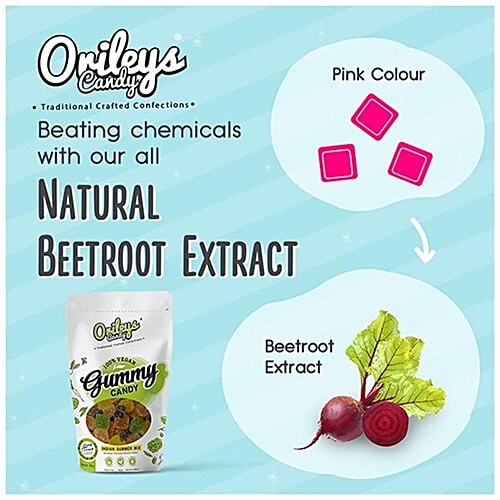 Buy ORILEYS CANDY Gummy Candy Indian Summer Mix Flavour, Vegan