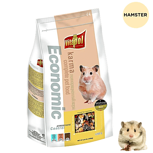 Vitapol Karma Economic Pet Food - For Hamster, 1.2 kg Bag 