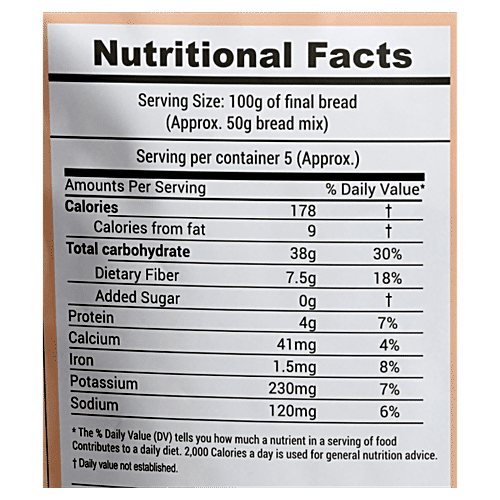 Daily Staple Jowar Singoda Bread Mix - For Gluten Intolerant, Diabetic, 220 g  