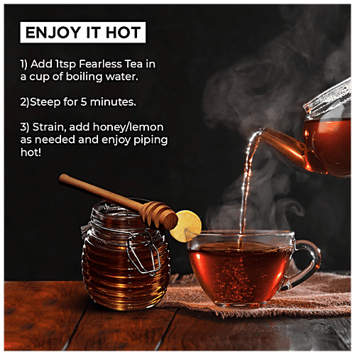 Buy Fearless Whole Leaf Black Tea Mini Pack With Spice Mix, Immunity