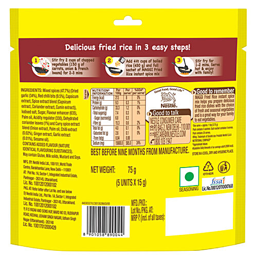 Buy MAGGI Instant Fried Rice Spice Mix Restaurant Style, Chilli