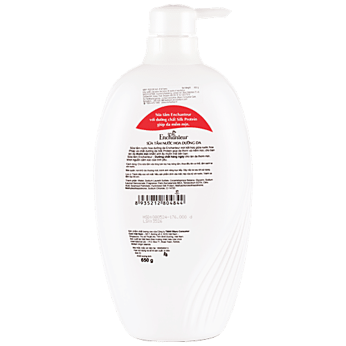 Enchanteur Perfumed Shower Gel  - Romantic ,For Women - With Roses & Jasmine Extracts, 650 g  