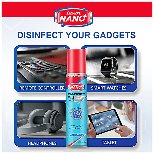 Buy LUXOR NANO Gadget Disinfectant Spray With Microfiber Cloth