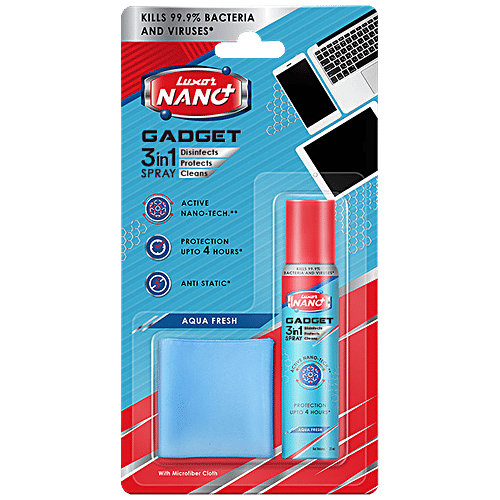 Buy LUXOR NANO Gadget Disinfectant Spray With Microfiber Cloth