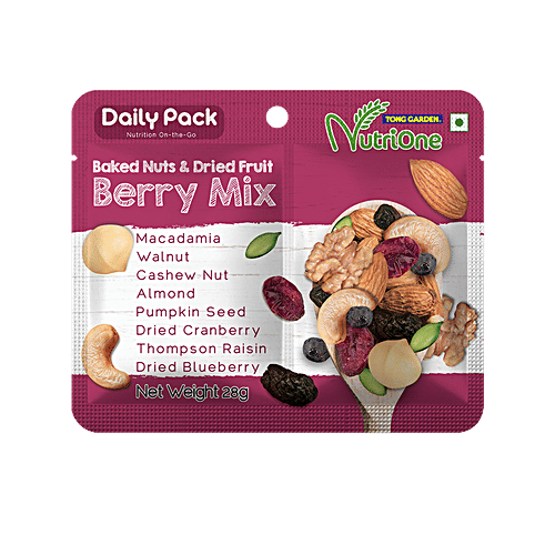 Tong Garden Baked Nuts & Dried Fruits - Berry Mix, 28 g  