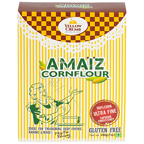 Buy Yellow Crumb Amaiz Cornflour Ultra Fine, Glutenfree Online at Best Price of Rs 110