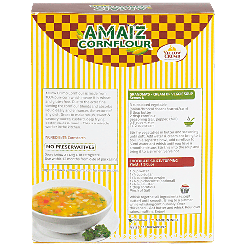 Buy Yellow Crumb Amaiz Cornflour Ultra Fine, Glutenfree Online at