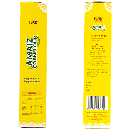Buy Yellow Crumb Amaiz Cornflour Ultra Fine, Glutenfree Online at