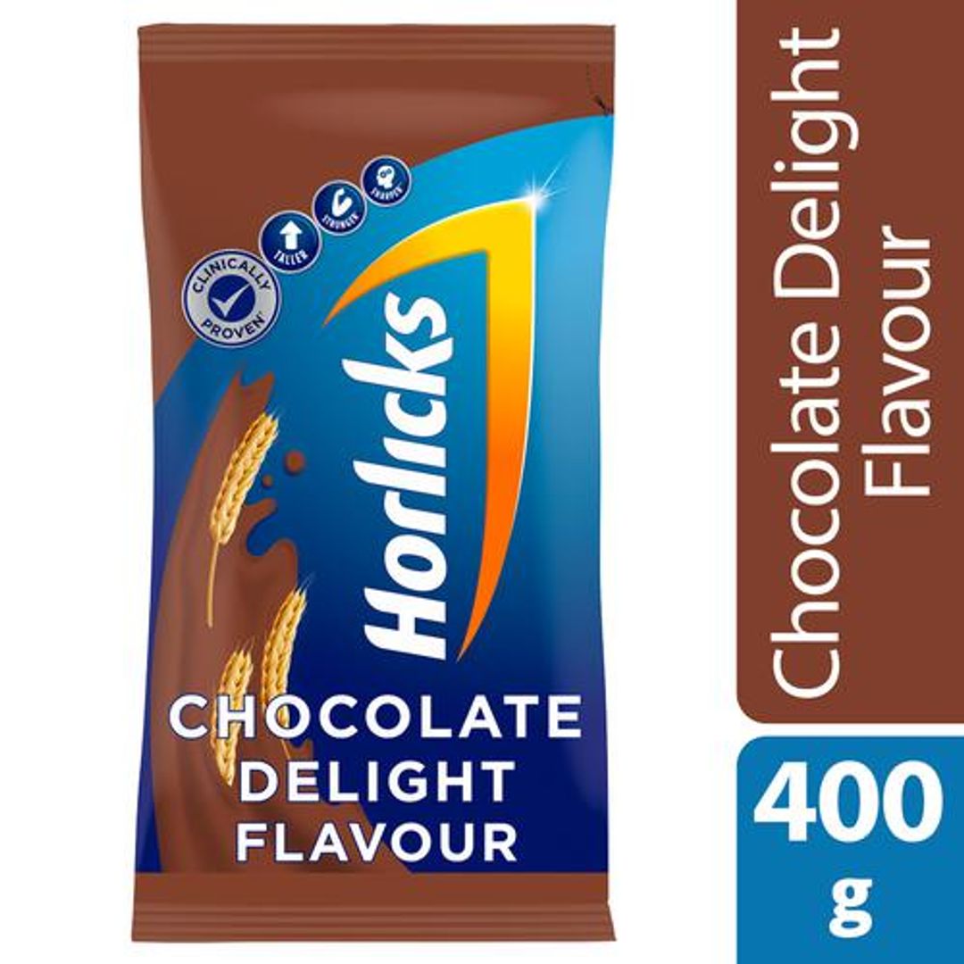 Chocolate Horlicks Health & Nutrition Drink - Chocolate, 400 g Pouch