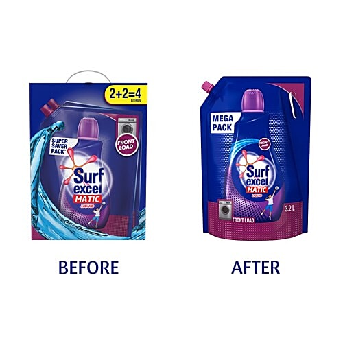 Buy Surf Excel Matic Front Load Liquid Detergent, Designed For Tough