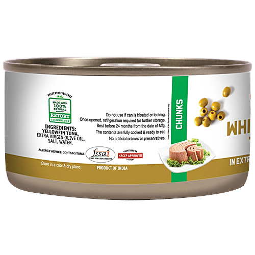 Buy Tasty Nibbles White Meat Canned Tuna Chunks In Extra Virgin Olive