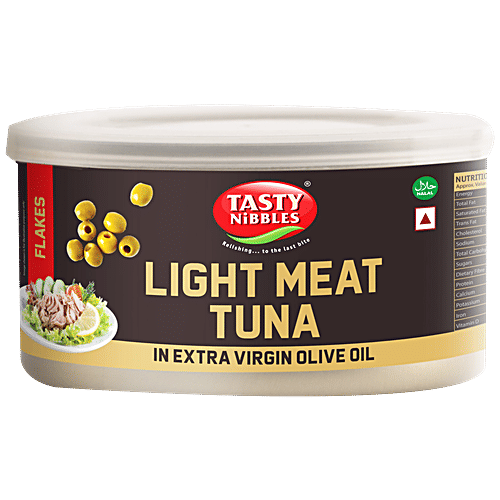 Buy Tasty Nibbles Light Meat Canned Tuna Flakes In Extra Virgin Olive