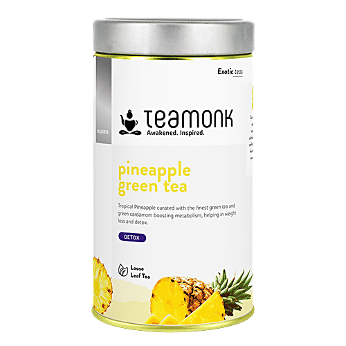 Buy Teamonk Pineapple Green Tea Helps To Detox Online at Best Price
