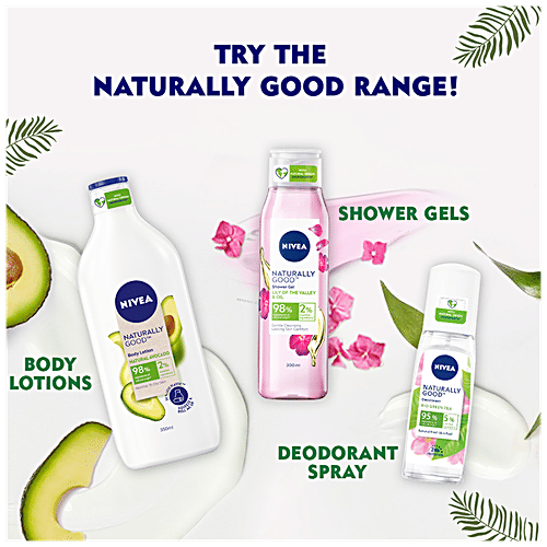 Buy NIVEA Naturally Good Shower Gel With Orange Blossom & Oil, No