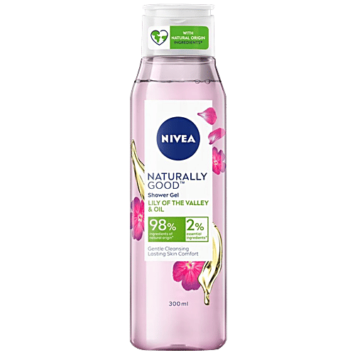 Buy NIVEA Naturally Good Shower Gel With Lily Of The Valley & Oil, No