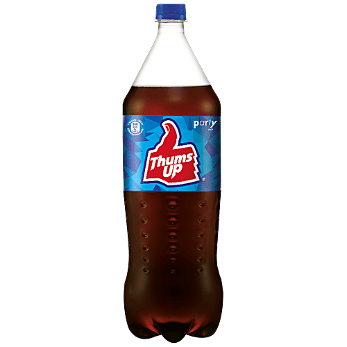 Thums Up Soft Drink, 2.25 L Bottle Contains Caffeine, Refreshing Drink