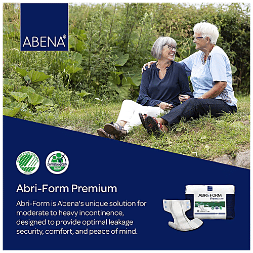 Abena Abri-Form Adult Diapers - Size L1, Premium Absorbent & Odour Control, 26 pcs