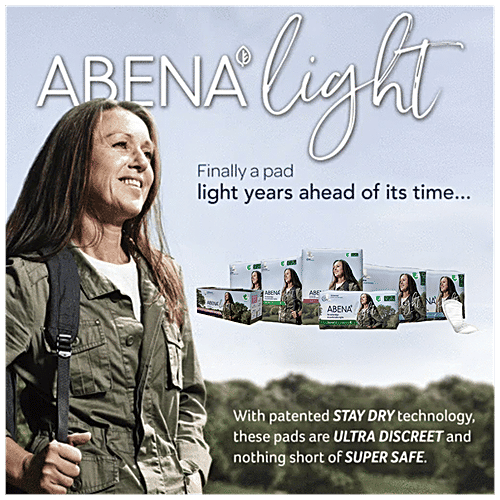 Abena Light Bladder Protection Pads - Super, 4, Absorbs Quickly, Minimal Leakage, 30 pcs
