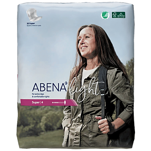 Buy Abena Light Bladder Protection Pads Super, 4, Absorbs Quickly
