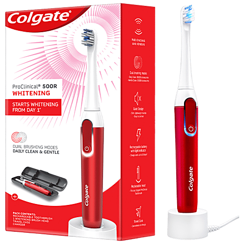 Colgate ProClinical 500R Whitening Rechargeable Electric Toothbrush, 1 pc  