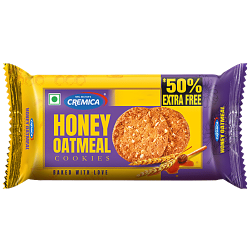 Buy Cremica Honey Oatmeal Cookies High In Protein & Dietary Fibre