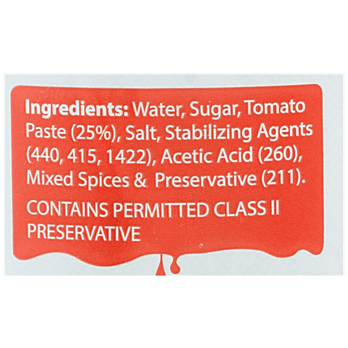Annapurna Tomato Ketchup - No Onion, No Garlic, 500 g  