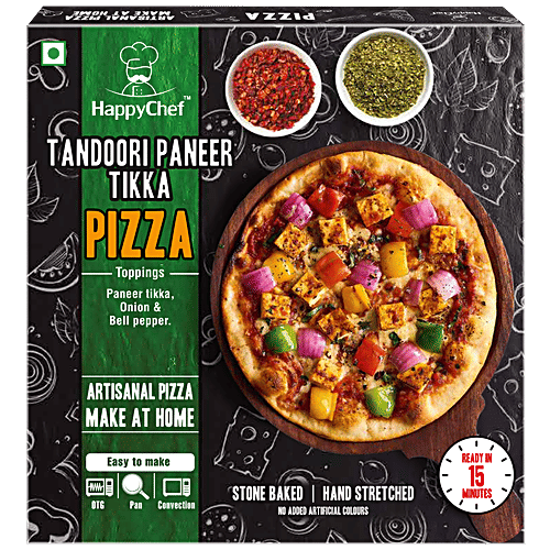 HappyChef Tandoori Paneer Tikka Pizza, 240 g