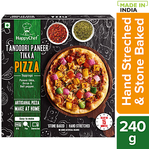 HappyChef Tandoori Paneer Tikka Pizza, 240 g