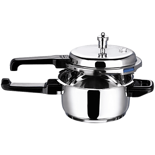 Vinod Stainless Steel Outer Lid Pressure Cooker - Induction Base, 2 L  