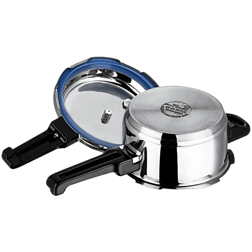 Vinod Stainless Steel Outer Lid Pressure Cooker - Induction Base, 2 L  