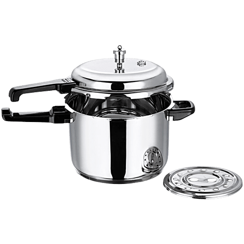 Vinod Stainless Steel Outer Lid Pressure Cooker - Induction Base, 7 L  