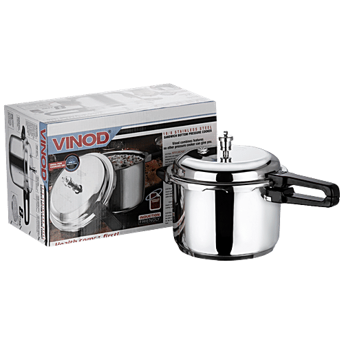 Buy Vinod Stainless Steel Pressure Cooker Induction Friendly, 7 L