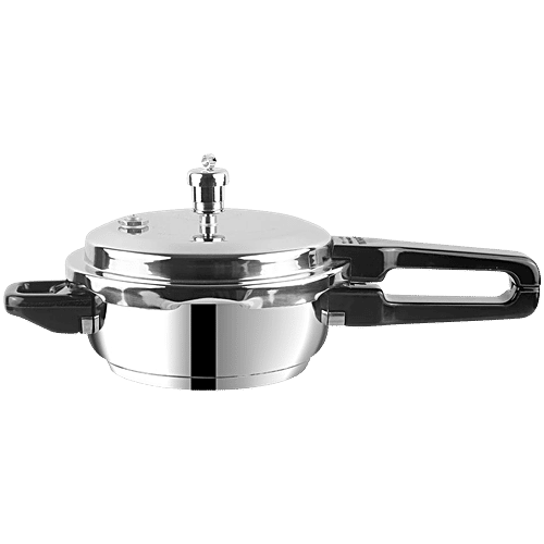 Vinod Stainless Steel Outer Lid Pressure Cooker/Pan - Induction Base, 4.5 L  