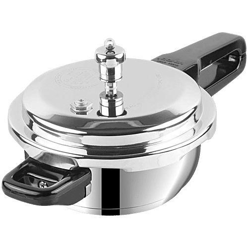 Vinod Stainless Steel Outer Lid Pressure Cooker/Pan - Induction Base, 4.5 L  